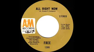 1970 HITS ARCHIVE: All Right Now - Free (stereo 45 version--#1 UK hit)