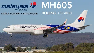 Malaysia Airlines MH605 : Flying from Kuala Lumpur to Singapore