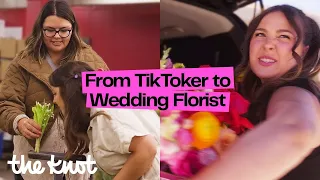 Our TikTok Specialist Interns with a Professional Wedding Florist | The Wedding Assistant | The Knot