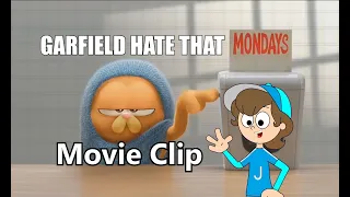 The Garfield Movie (2024) Garfield Hate Monday Clip