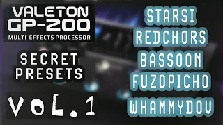 VALETON GP 200 | Secret presets VOL 1