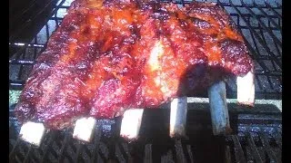 Cajun Grilled Honey Mustard Wild Boar Ribs.