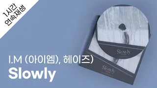 I.M (아이엠) - Slowly (Feat. 헤이즈) 1시간 연속 재생 / 가사 / Lyrics