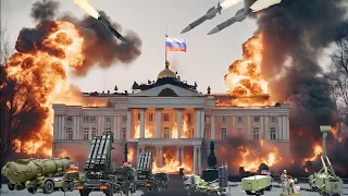 Just Happened This Morning! Secret US Missile Destroys Putin's Presidential Building