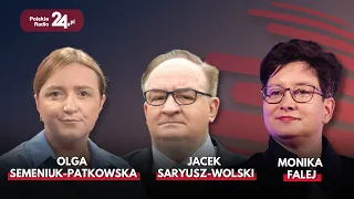 Poranek Polskiego Radia 24 - Olga Semeniuk-Patkowska, Jacek Saryusz-Wolski, Tomasz Herudziński