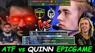 Quinn vs ATF - KING OF MIDLANE DPC2023 vs SUPERSTAR OFFLANE AMMAR_THE_F Dota 2