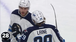 All of Patrik Laine`s 36 goals from his rookie season