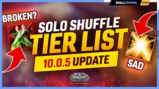 UPDATED 10.0.5 SOLO SHUFFLE TIER LIST! - Dragonflight PvP