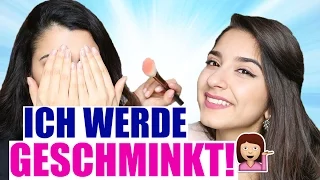 MEINE "COUSINE" SCHMINKT MICH 😊 MIT SANNYKAUR | KINDOFROSY