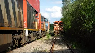 Exploring a CN Locomotive Graveyard in Ontario