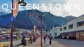 Queenstown Winter Walk July 2023 4K | Otago South Island | New Zealand Walking Tour 4K