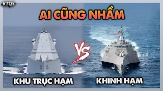 Nhầm Lẫn CHẾT NGƯỜI Về Khu Trục Hạm Và Khinh Hạm Đến Các Cường Quốc Cũng Mắc Phải