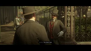 What Happens If You Show Up To The Riverboat Heist Already In A Suit - Red Dead Redemption 2
