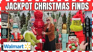 WALMART CHRISTMAS 2023 JACKPOT FINDS  | 6 Foot Red Nutcracker Demo | New Finds |#walmart