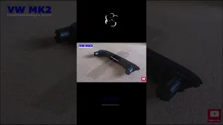 How to make car door panel handle led light