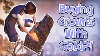 Buying And Selling Crowns For Gold In ESO