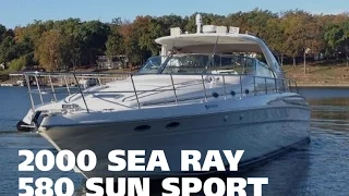 2000 Sea Ray 580 Super Sun Sport Virtual Tour For Sale at MarineMax Grand Lake