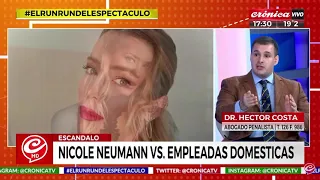 Nicole Neumann vs empleada doméstica | El Run Run del Espectáculo, Crónica TV