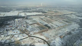 Красноярск, панорама в районе Плодово-ягодной станции