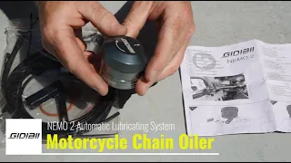 GIDIBII NEMO 2 Motorcycle Chain Oiler Review