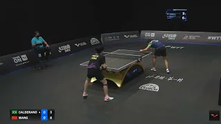 2022 Man R16 Wang Chuqin vs. Hugo CALDERRANO (round 1)