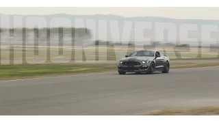 Shelby Mustang GT350R on the track