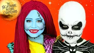 Nightmare Before Christmas Jack and Sally Makeup and Costumes