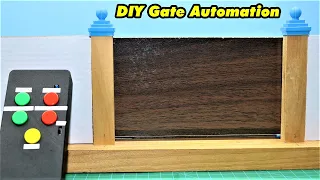 How to Make Automatic Remote Controlled Gate Opening & Closing System using Arduino & RF Modules