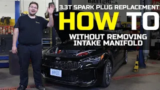 HOW TO CHANGE & GAP KIA STINGER SPARK PLUGS THE RIGHT WAY - (THE BEST DIY)