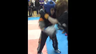 Keisha Gulliver (continuous 2nd fight) 2016 WKKC (Bradford)