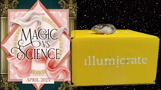 Illumicrate April 2024 Unboxing - Magic Vs Science - Mystery Monthly Book Subscription Box Booktube
