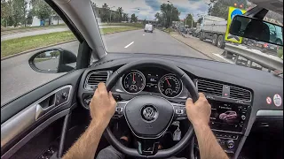 Volkswagen Golf VII | 4K POV Test Drive #285 Joe Black