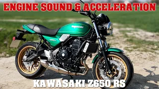 Kawasaki Z 650 RS | Exhaust Sound & acceleration