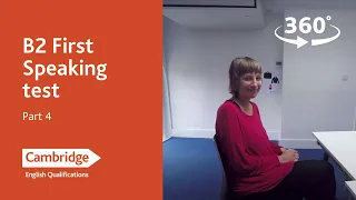 B2 First Speaking test - Part 4 | Cambridge English