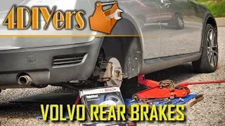 How to Replace the Rear Brakes on a Volvo C30 S40 V50 C70