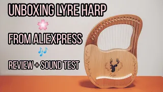 UNBOXING CEGA LYRE HARP FROM ALIEXPRESS | REVIEW | SOUND TEST