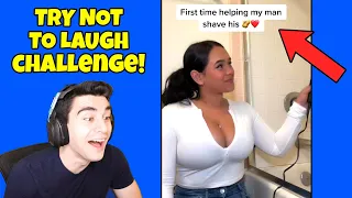 I CAN'T BELIEVE SHE SHAVED HIS NUTS OFF!!!! - Try Not to Laugh Challenge #10