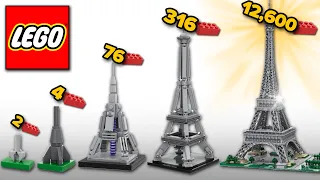 LEGO Eiffel Tower in Different Scales | Comparison