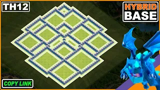 NEW Best!! TH12 Base | Town Hall 12 TROPHY/HYBRID Base 2024 COPY LINK - Clash of Clans