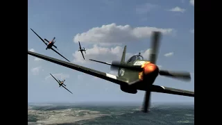 DCS: Burning Skies Server - Dogfight ww II Normandy 1944 [bf109 vs Spitfire / bf109 vs P51] [PvP]