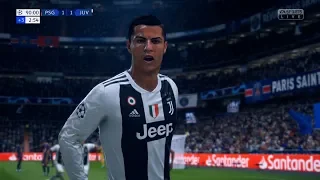 FIFA 19 DEMO - PSG VS JUVENTUS - UEFA LEAGUE [LEGENDARY DIFFICULTY GAMEPLAY]