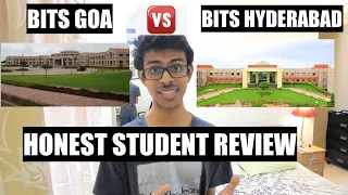 BITS GOA VS BITS HYDERABAD | HONEST STUDENT REVIEWS | CURIOUS HARISH