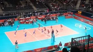 Olympic volleyball London 2012 - Italy v Dom Rep