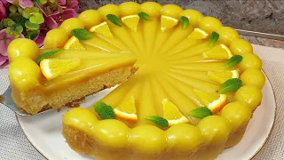 The Famous Orange Cake That Drives the World Crazy! Without eggs and without gelatin! very good