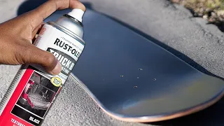 DIY SPRAY ON GRIPTAPE?! SKATE HACKS!