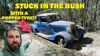750KM ROUND TRIP IN THE 1934 FORD COUPE!! FLAT TYRE WITH NO SPARE