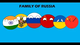COUNTRYBALLS-FAMILY OF RUSSIA-India and Russia #worldpolitics #meme #family#like #india #russia #usa