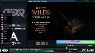 Outer Wilds Devs React to AGDQ 2023 100% Stranger Speedrun