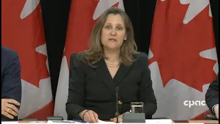 Minister Chrystia Freeland makes a health-care announcement – May 1, 2024