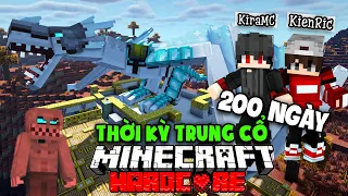 KiraMC Tóm Tắt 200 Ngày Minecraft Siêu Trộm Thời Trung Cổ Sinh Tồn Siêu Khó Cùng @KienRic04  !!